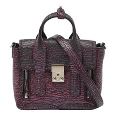 3.1 Phillip Lim Mini sacoche Pashli en cuir violet