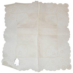 Austria Pañuelo de encaje 100% lino anudado a mano Hand Made
