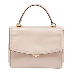 Michael Kors Pink Leather Small Ava Top Handle Bag
