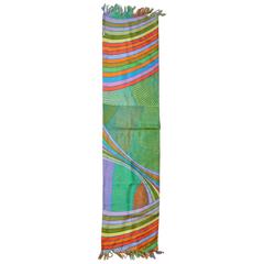 Double-Layer "Colors Of The Rainbow" with Fringe Scarf