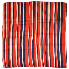 Vintage Michael Murray Glorious Red White and Blue Silk Scarf