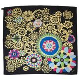 Foulard en jacquard de soie à fleurs multicolores de Missoni