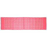Sciarpa a rettangolo neon fucsia e pois bianchi