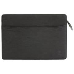 Louis Vuitton Pochette Homme Black Epi Leather Clutch Bag 3