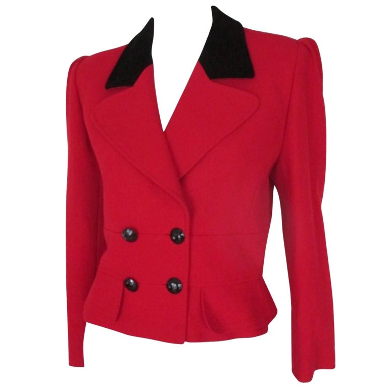 VALENTINO GARAVANI Jackets Women  Single-breasted red blazer Red