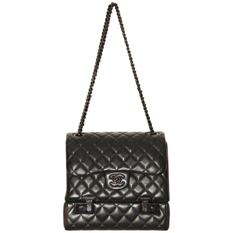 Chanel So Black Flap Bag - EXCLUSIVE ITEM 6pcs worldwide - NEVER WORN at  1stDibs