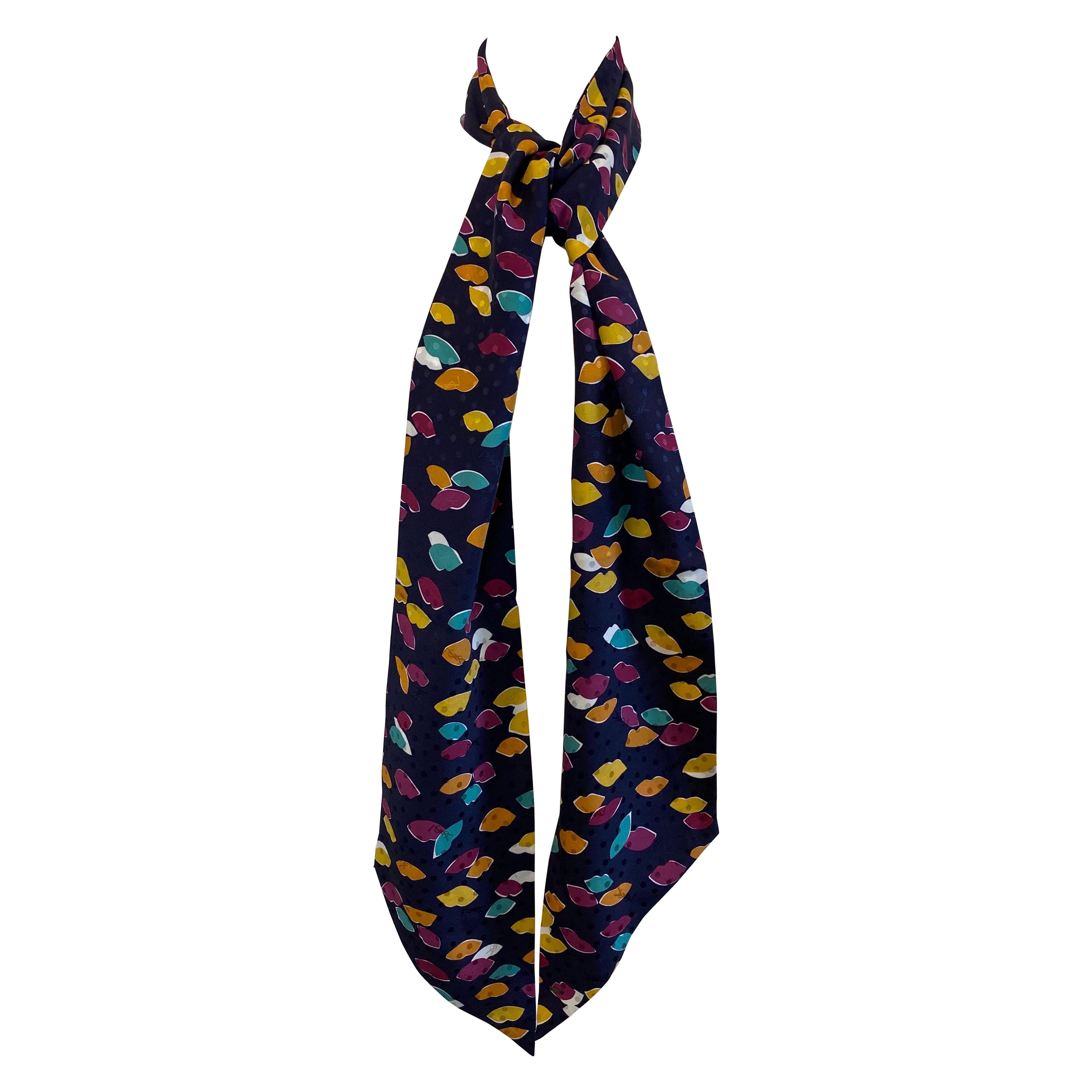 Yves Saint Laurent silk bandolier For Sale