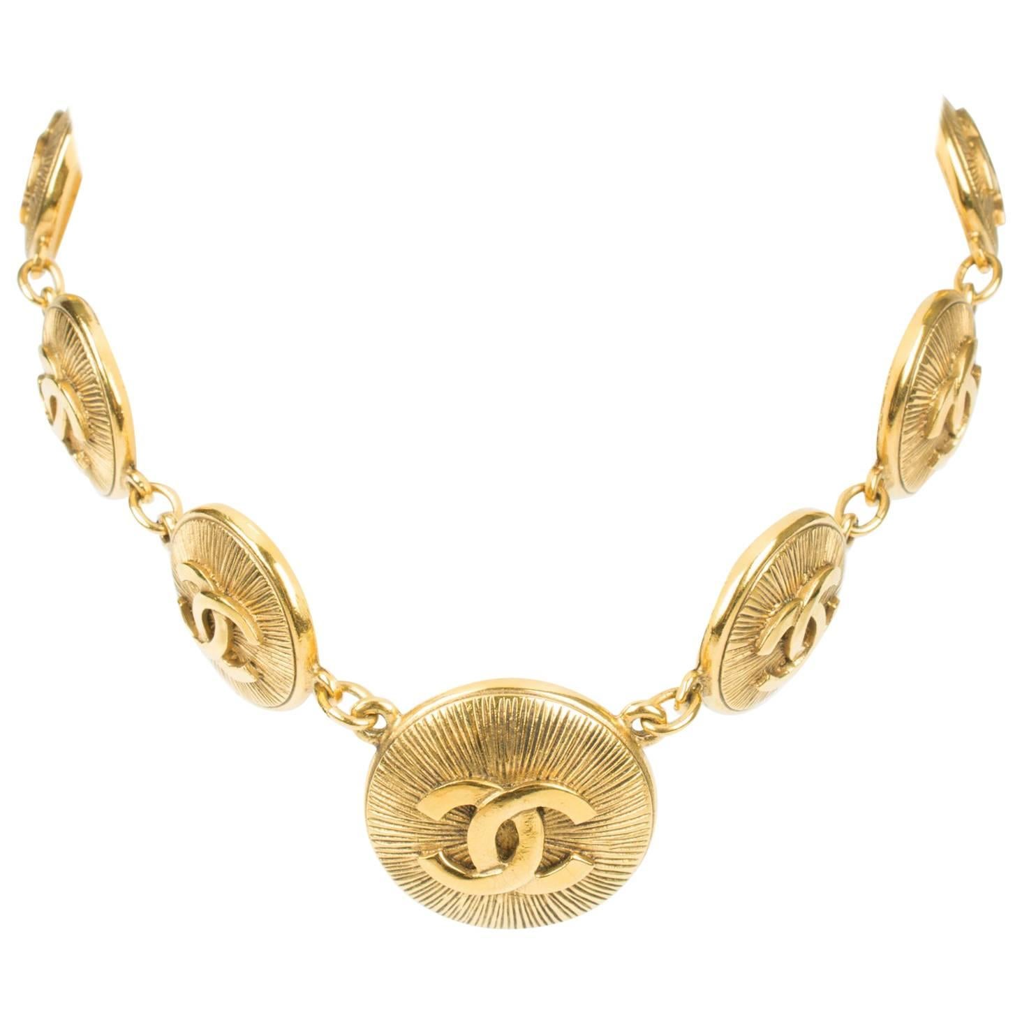 Chanel Rue Cambon Paris Vintage necklace - gold 