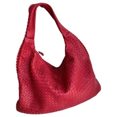 Bottega Veneta Hobo Maxi Dark Red leather 51cm