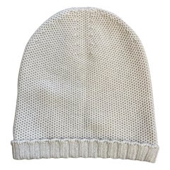 Gorro Loro Piana de cachemira beige
