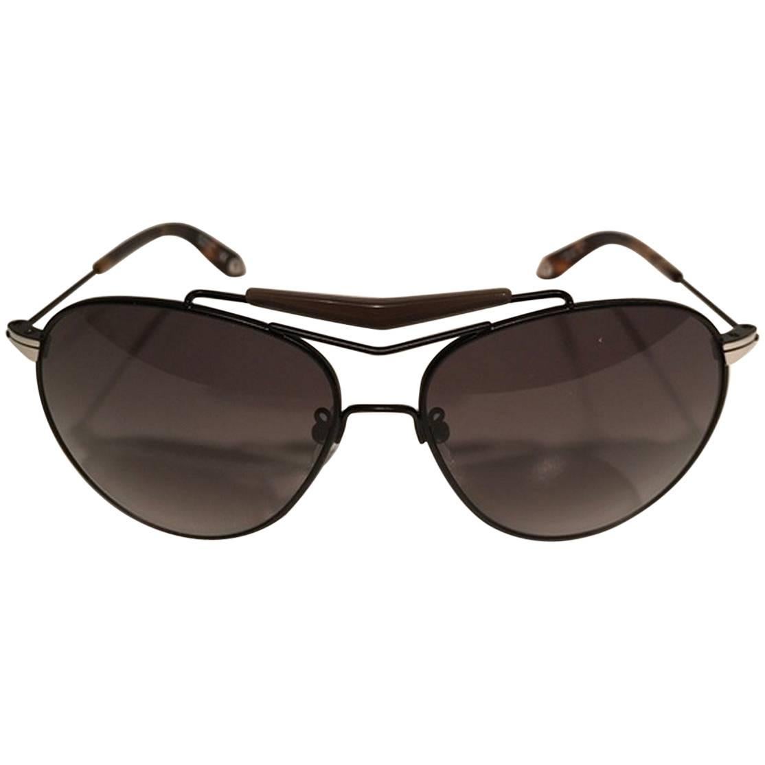 Givenchy Black Aviator Sunglasses For Sale