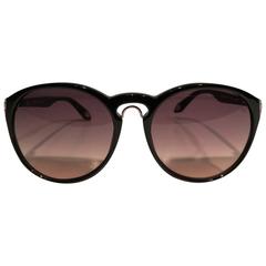Givenchy Black Oval Sunglasses