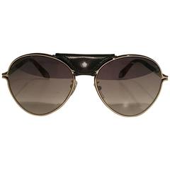 Givenchy Gold Aviator Sunglasses