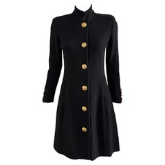 St. John Knit Black Langarmkleid
