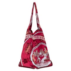 Hermès Burgundy Silky Pop Bag