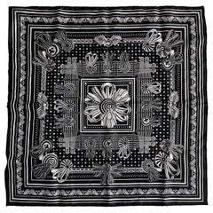 Neu In Box Hermès Bandana 55 "Les Rubans Du Cheval" Seidenköper Carre Schal