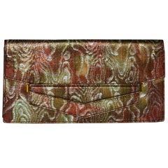 Hermes Moire Clutch