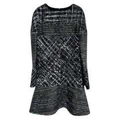 Chanel 8K$ New Tweed and Leather Runway Dress