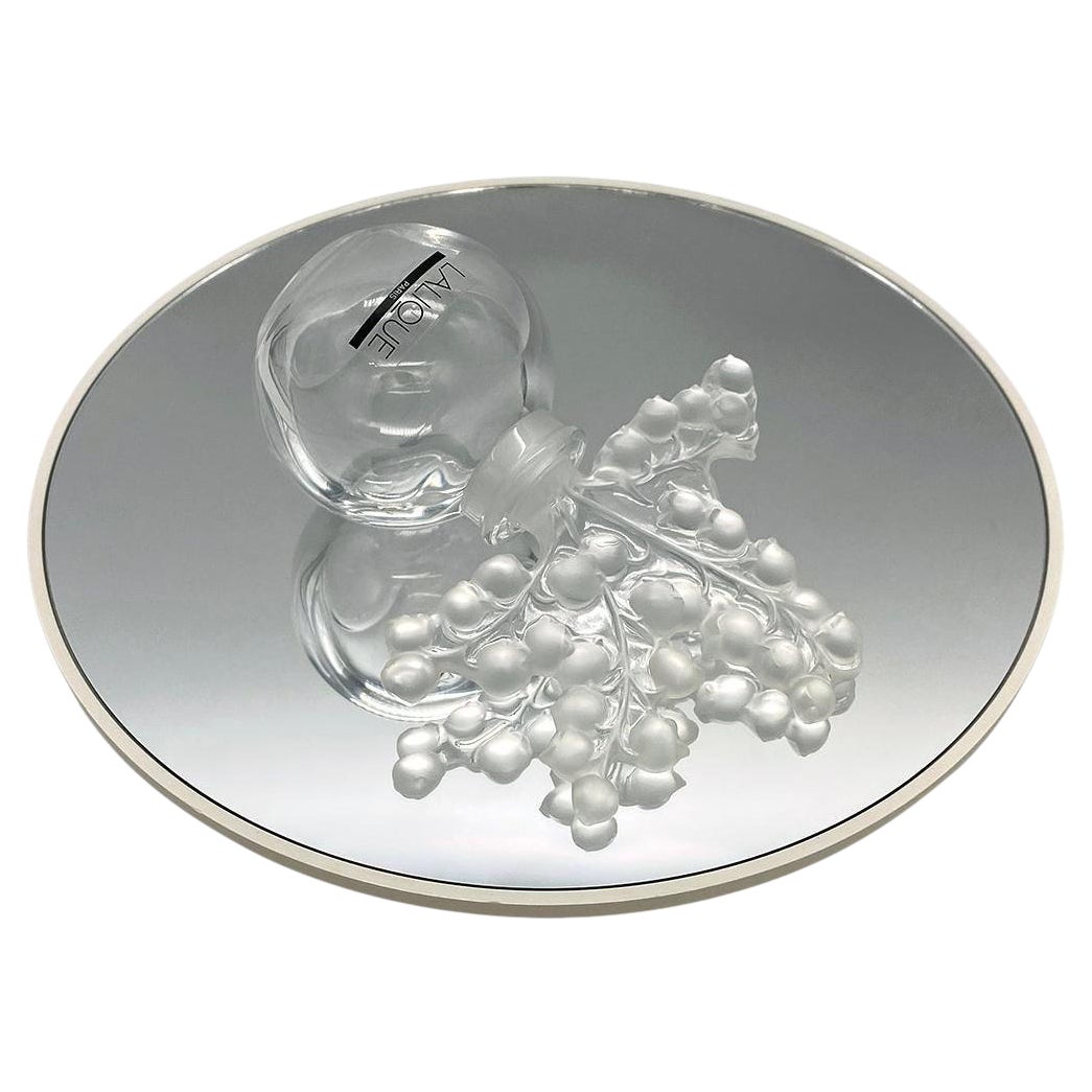 Frasco de perfume de cristal Lalique París