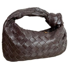 Bottega Veneta Jodie Mini Fondant Dunkelschokolade Braun Lammleder Clutch