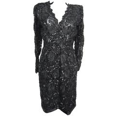 Yves Saint Laurent Patron Original Paris Haute Couture evening Dress 11