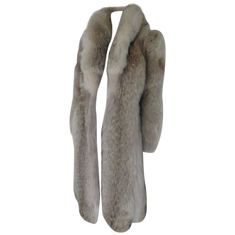 extraordinary long wolf fur coat at 1stDibs wolf hide coat