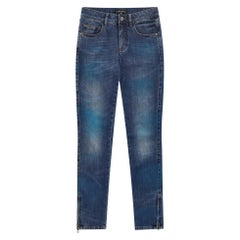 Chanel Cuba Collection Painted Cotton Jeans