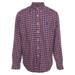 Ralph Lauren - Chemise en coton tartan multicolore XL