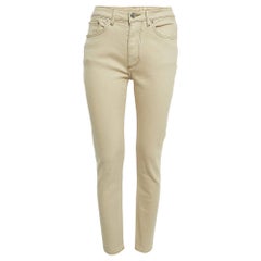 Burberry Beige Denim Pocket Detail Skinny Jeans S Waist 27"