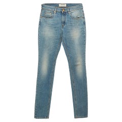 Roberto Cavalli Blue Washed Denim Skinny Jeans S Taille 26"