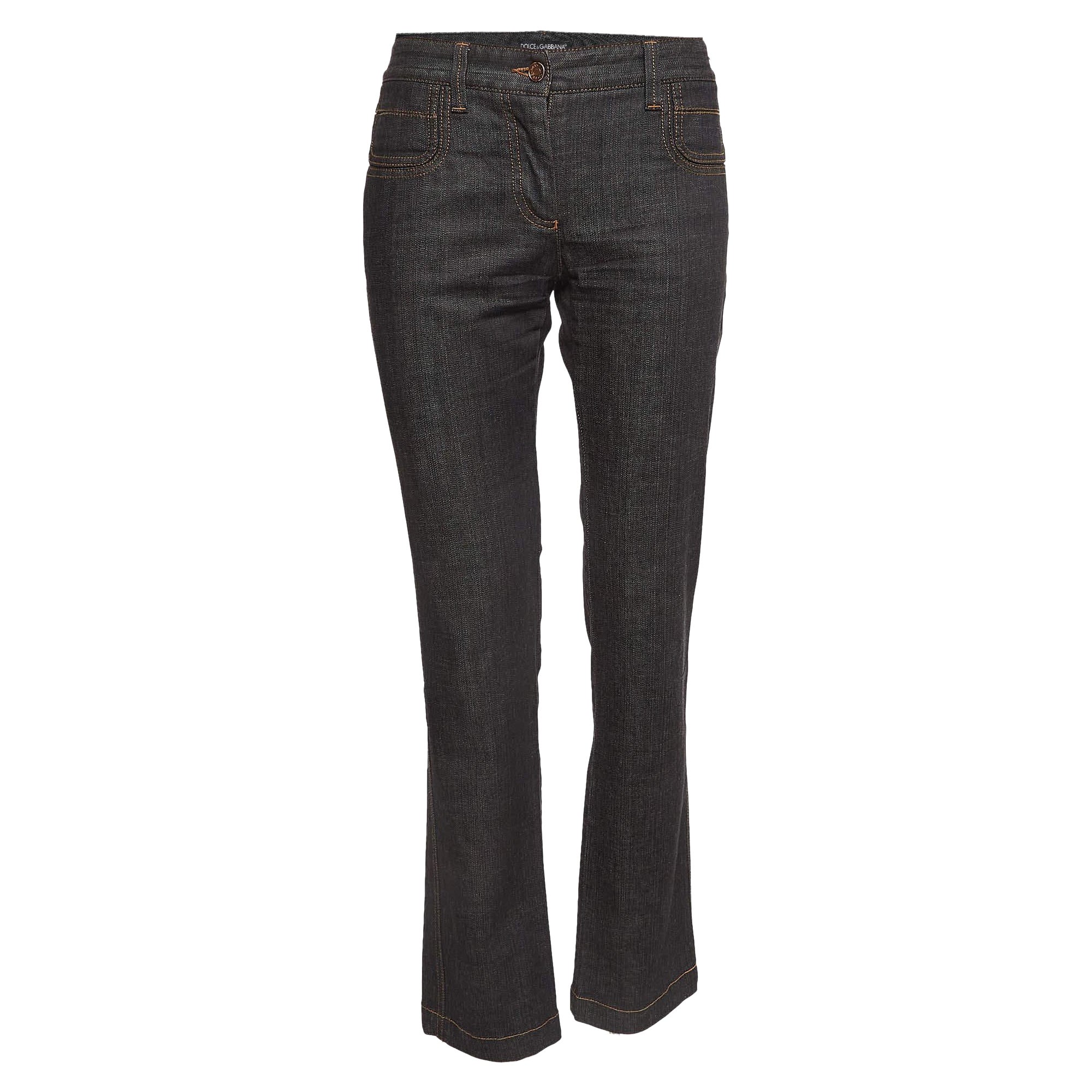 Dolce & Gabbana Vaqueros Negros M Cintura 32