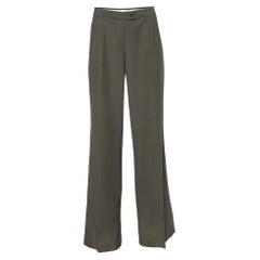 Moschino Cheap and Chic Verde in misto cotone, pantaloni a gamba larga M. I.