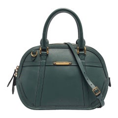 Bolso Burberry Orchard Bowler de piel verde