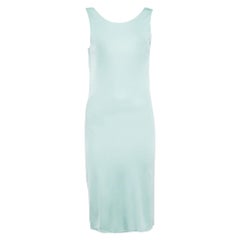 RED Valentino Green Jersey Sleeveless Short Dress S