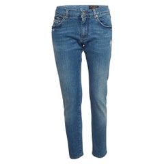 Dolce & Gabbana Blue Distressed Denim Jeans M Waist 30"