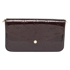 Louis Vuitton - Sac Amarante - Monogramme Vernis - Pochette Felicie