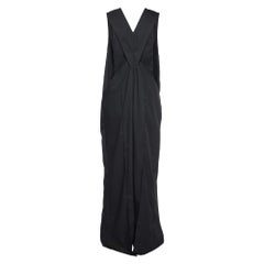 Kenzo Noir Crêpe Encolure V Combinaison sans manches M
