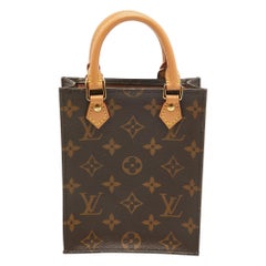 Louis Vuitton Monogram Canvas Petit Sac Plat Bag