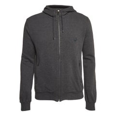 Dolce & Gabbana Grau Baumwolle stricken Hoodie S