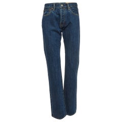 Jeans Burberry in denim blu a gamba tesa M Vita 29