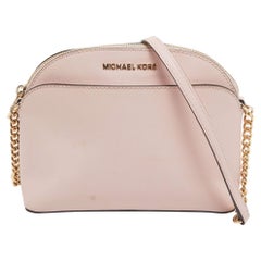Michael Kors Bolso Crossbody Emmy de piel rosa