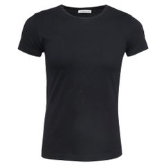 Moncler Maglietta a maniche corte in cotone nero M. T. I.