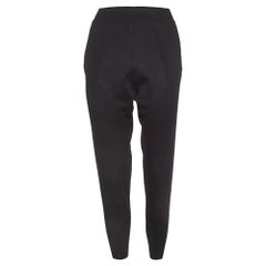 Stella McCartney Black Stretch Knit Joggers M
