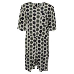 Marni - Combinaison en soie imprimée Dot Dot Crème S