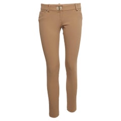 Elisabetta Franchi Beige Synthetische Hose M