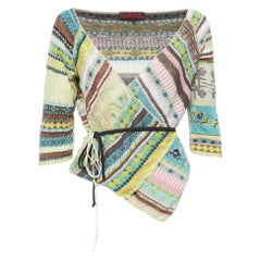 Kenzo - Top a portafoglio in maglia lurex multicolore - M. I.