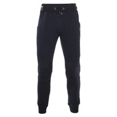 Balmain Black Logo Print Cotton Zip Detail Joggers 2XL