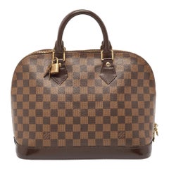 Louis Vuitton Damier Ebene Canvas Alma PM Bag