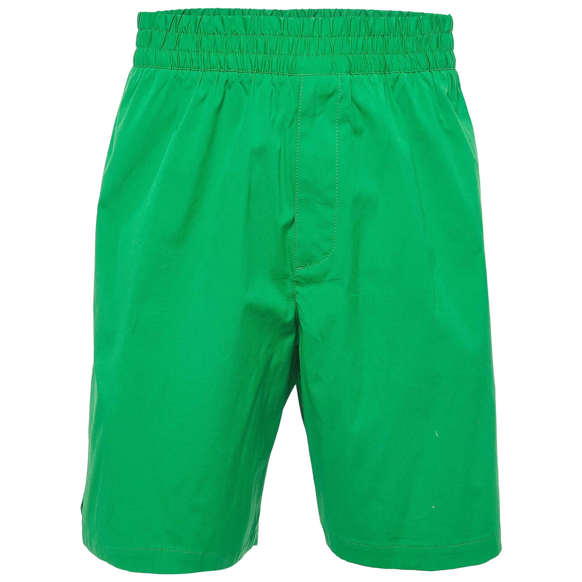 Bottega Veneta Bermuda-Shorts aus grüner Baumwolle M