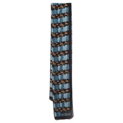 Moschino Multicolor Floral Print Silk Scarf